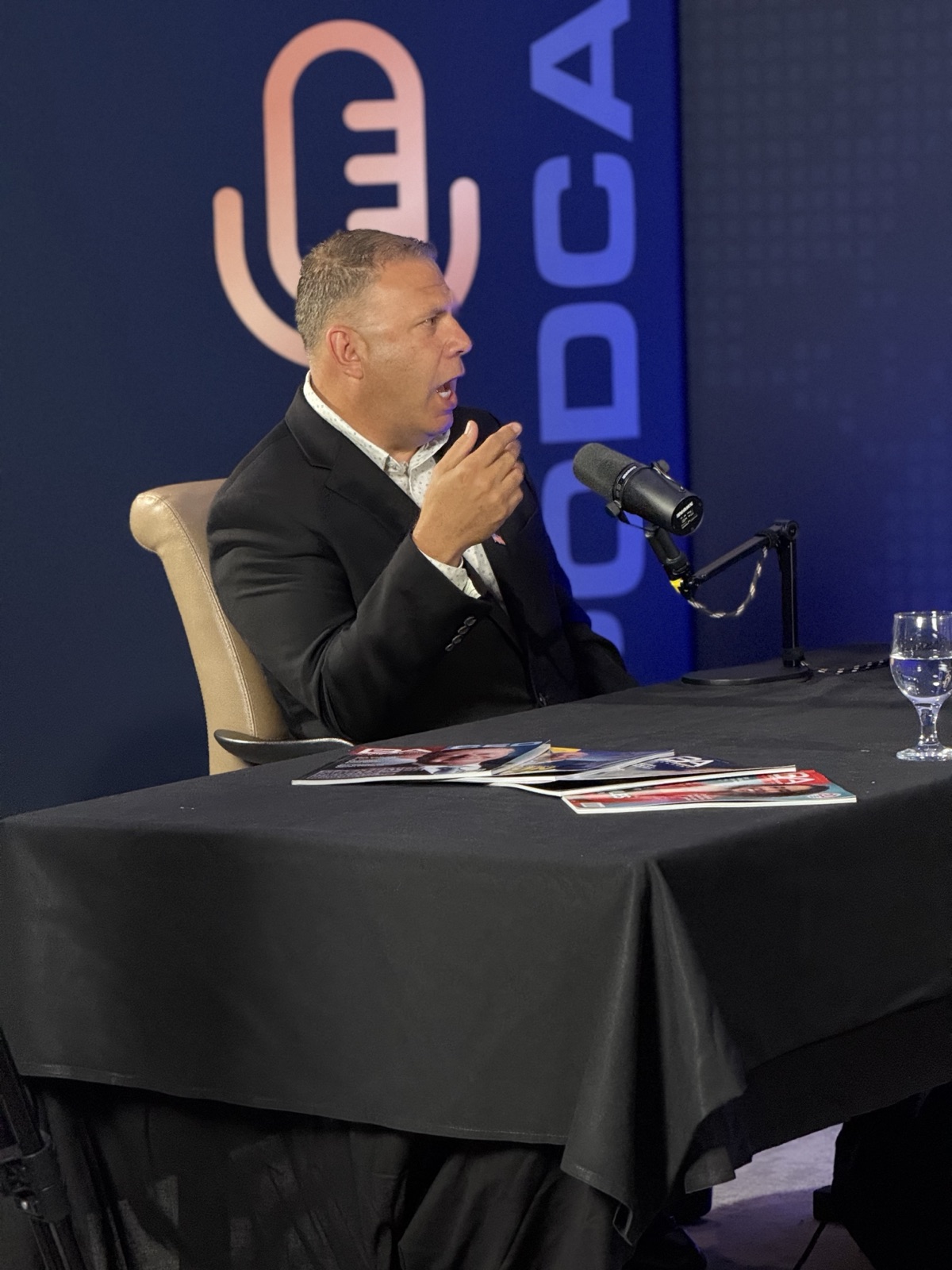 Eric Zwigart speaking on a podcast